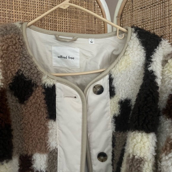 Wilfred Free Aritzia sherpa fleece jacket - Picture 7 of 8